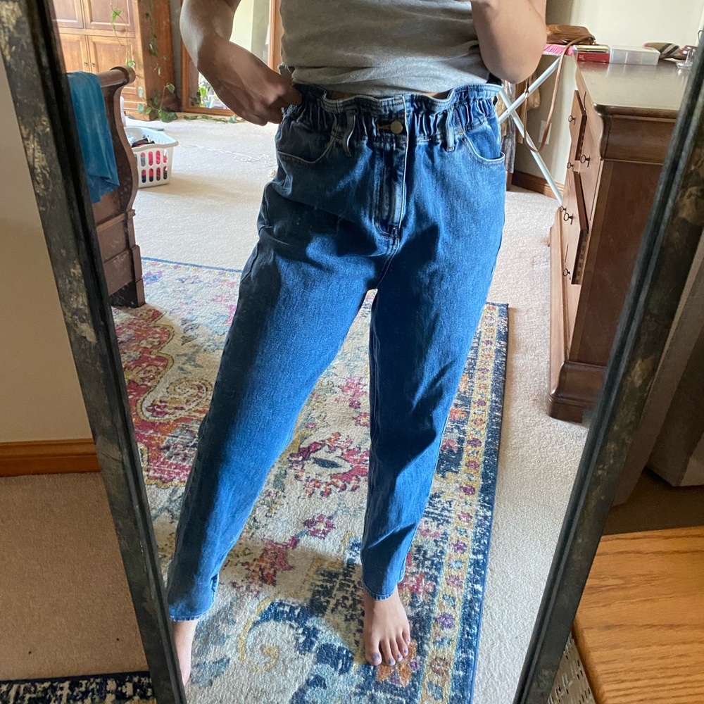 Paper bag jeans